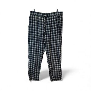 J. Crew Men’s Plaid Pajama Pants Blue Green Size Large